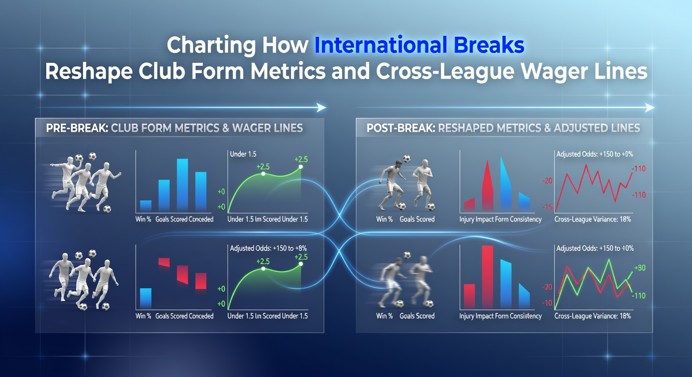 Soccer players training during an international break with club form charts overlaid