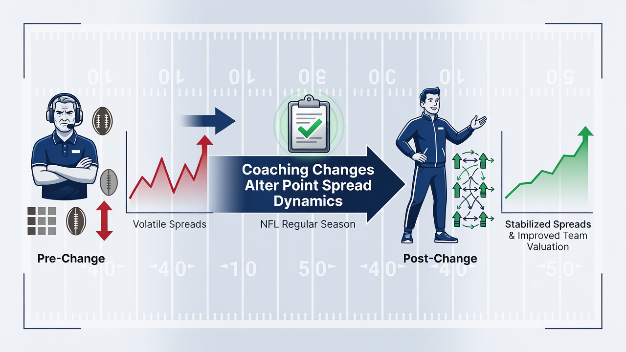 Coaching whiteboard session illustrating offensive scheme adjustments affecting NFL spread dynamics