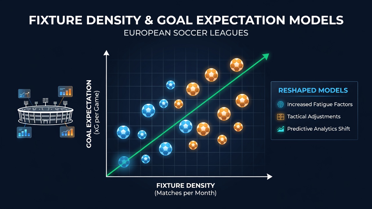 Soccer pitch with overlaid fixture calendar showing dense match scheduling across European leagues