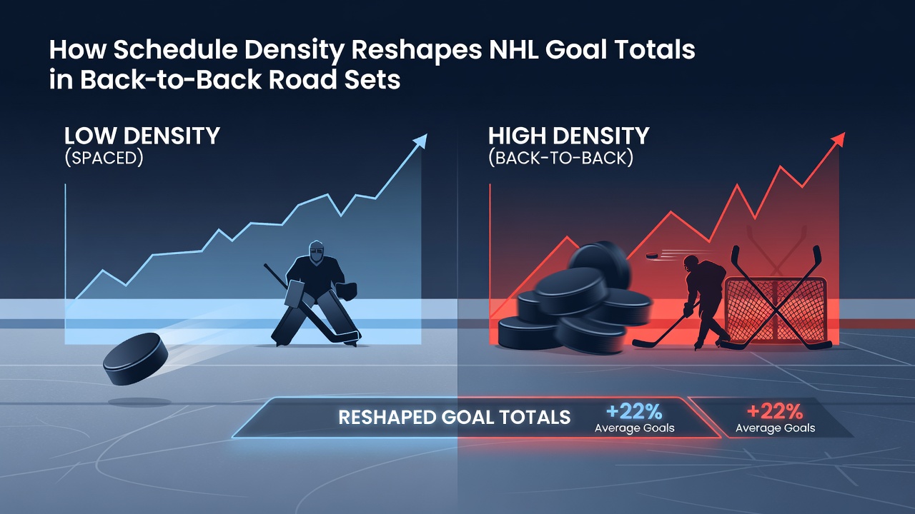 NHL teams navigating dense road schedules during back-to-back games