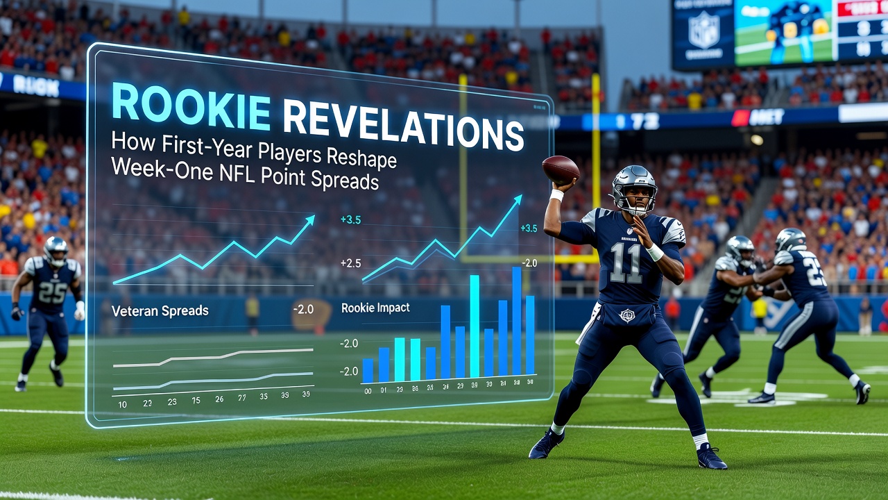 First-year NFL players influencing opening week point spreads and betting markets